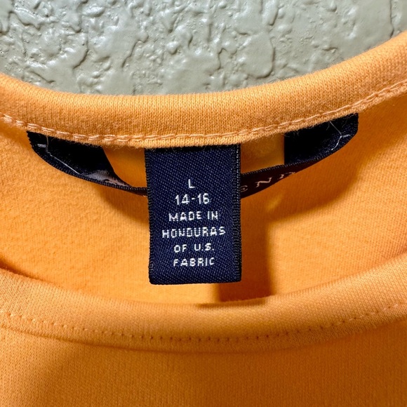 Lands' End Women's Bright Orange Tank Top - Picture 3 of 4